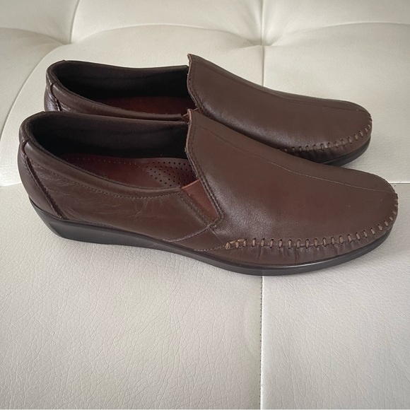 SAS Dream Tripad Comfort Brown Split Toe Slip On USA Loafers Women's US 10 N - Picture 3 of 11